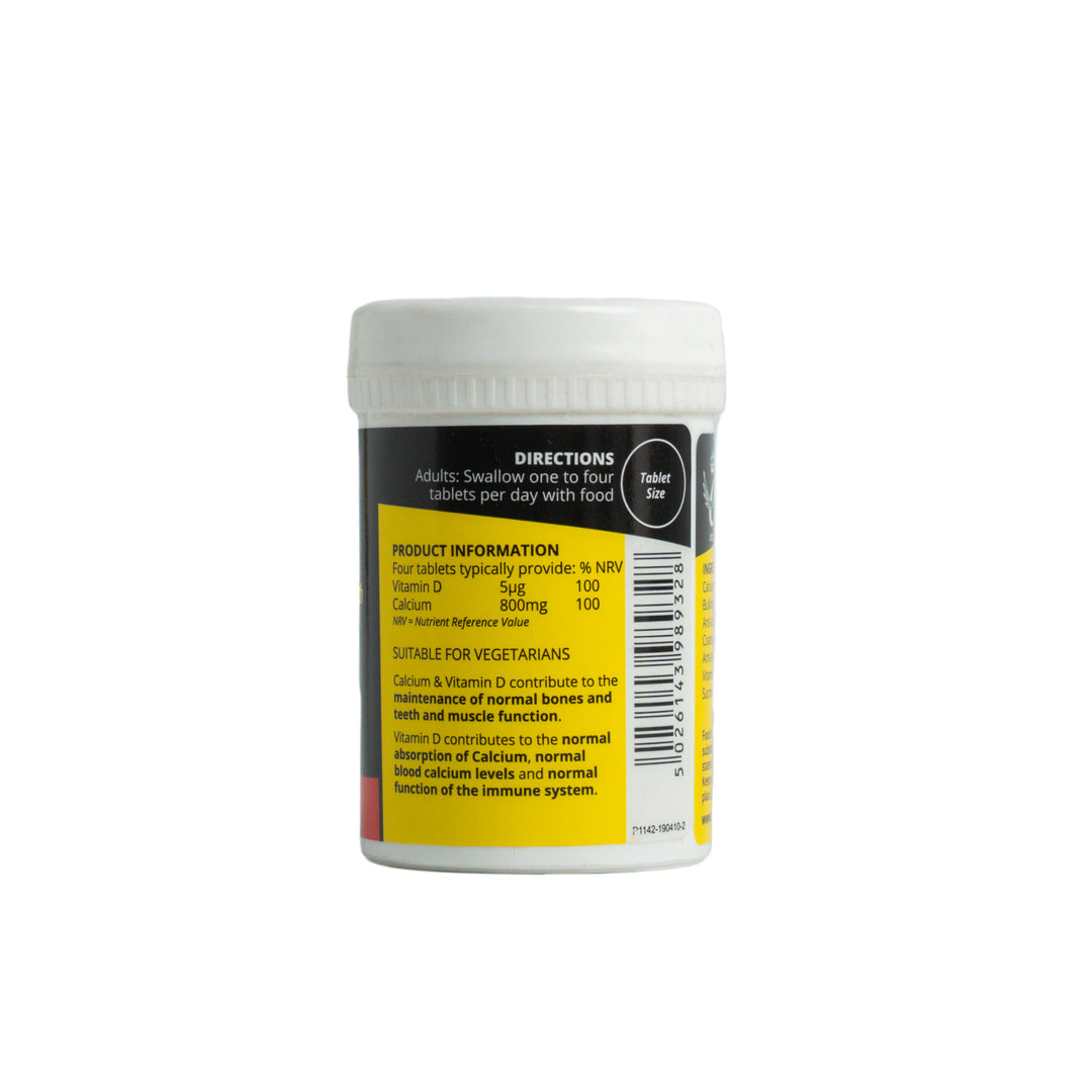Basic Nutrition Calcium Plus Vitamin D - 60 Tablets | بيسك نيوتريشن اقراص كالسيوم مع فيتامين د - 60 قرص