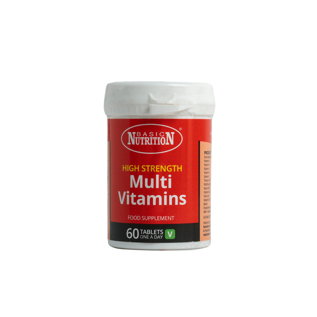 Basic Nutrition High Strength Multi Vitamins - 60 Tablets | بيسك نيوتريشن فيتامينات متعددة- 60 قرص