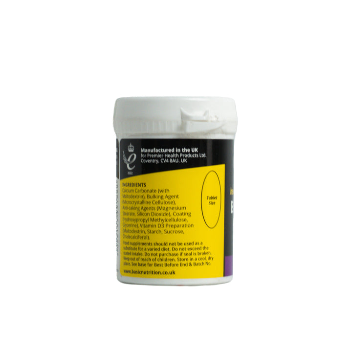 Basic Nutrition BN- Calcium & Vitamine D 600mg& 400iu - 30 Tablets | بيسك نيوتريشن بي ان كالسيوم 600 مغ فيتامين د400  وحدة دولية- 30 قرص