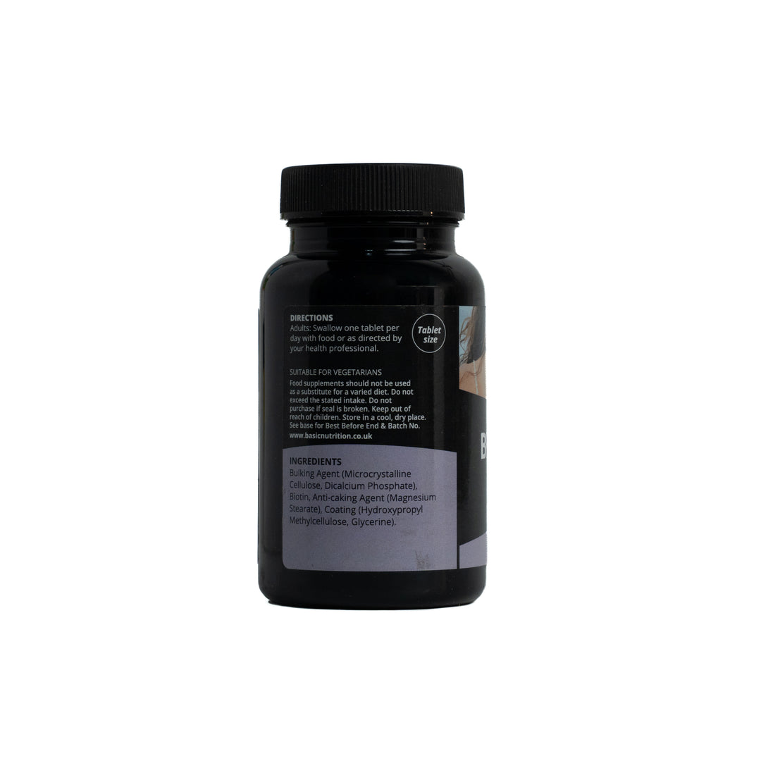 Basic Nutrition BN- Biotin 5000Ug - 60 Tablets | بيسك نيوتريشن فيتامين بايوتين 5000 مكغ - 60 قرص