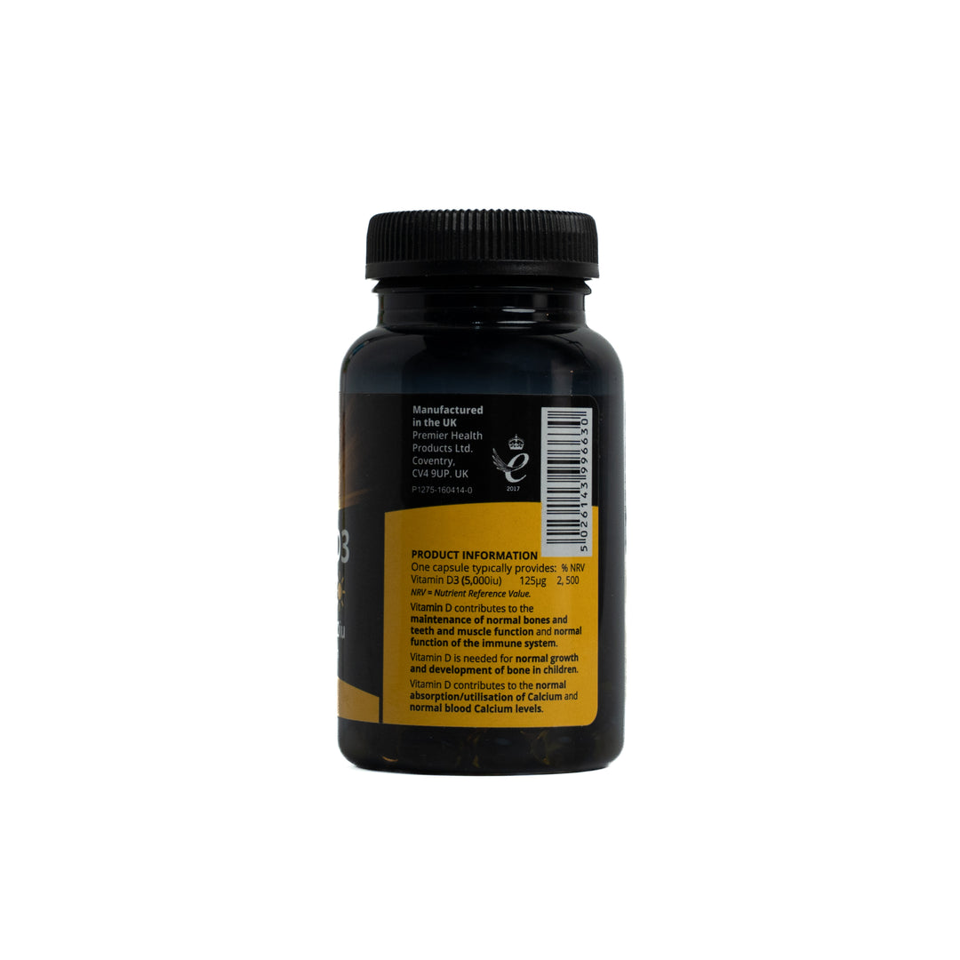 Basic Nutrition BN- Sun D3 5000 - 60 Capsules | بيسك نيوتريشن فيتامين د3 5000 ملغ - 60 كبسولة