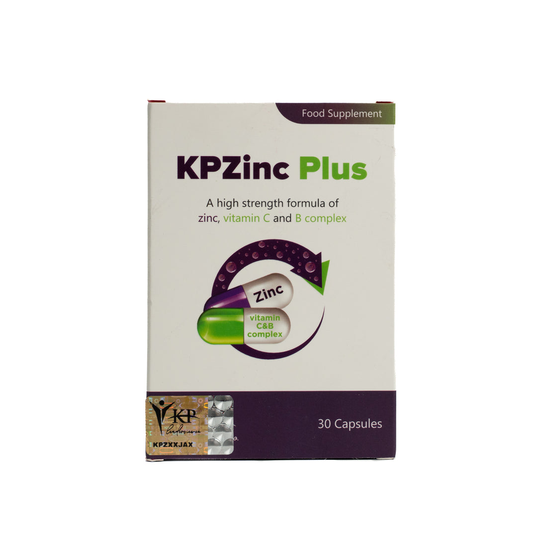 King Cup Kpzinc Plus - 30 Capsules | كينج كوب كي بي زنك بلس مكمل غذائي - 30 كبسولة