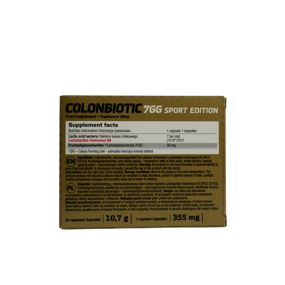 Olimp Colonbiotic 7GG Sport Edition - 30 Capsules | أوليمب كولون بايوتيك 7 جي جي سبورت إديشن - 30 كبسولة