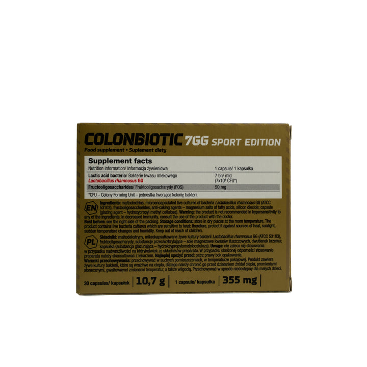 Olimp Colonbiotic 7GG Sport Edition - 30 Capsules | أوليمب كولون بايوتيك 7 جي جي سبورت إديشن - 30 كبسولة