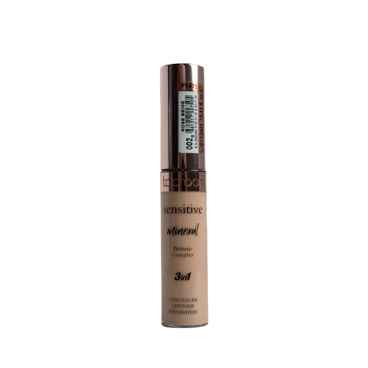 TopFace Sensitive Mineral 3in1 Concealer Contour Foundation -12ml | توب فيس كونسيلر 3 في 1 - 12 مل