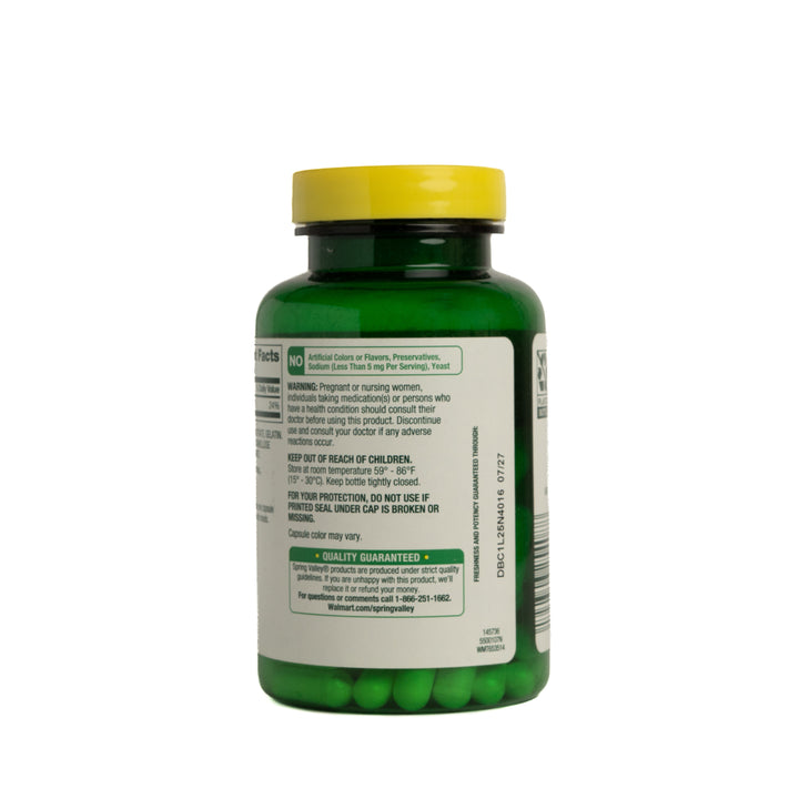 Spring Valley - Magnesium Citrate 100 mg - 100 Capsules | سبرينغ فالي مكمل سترات المغنيسيوم 100 ملغ - 100 كبسولة