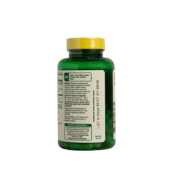 Spring Valley Extra Strength Ashwagandha 1300 mg - 60 Vegetarian Capsules | سبرينغ فالي آشواجندا 1300 ملغ