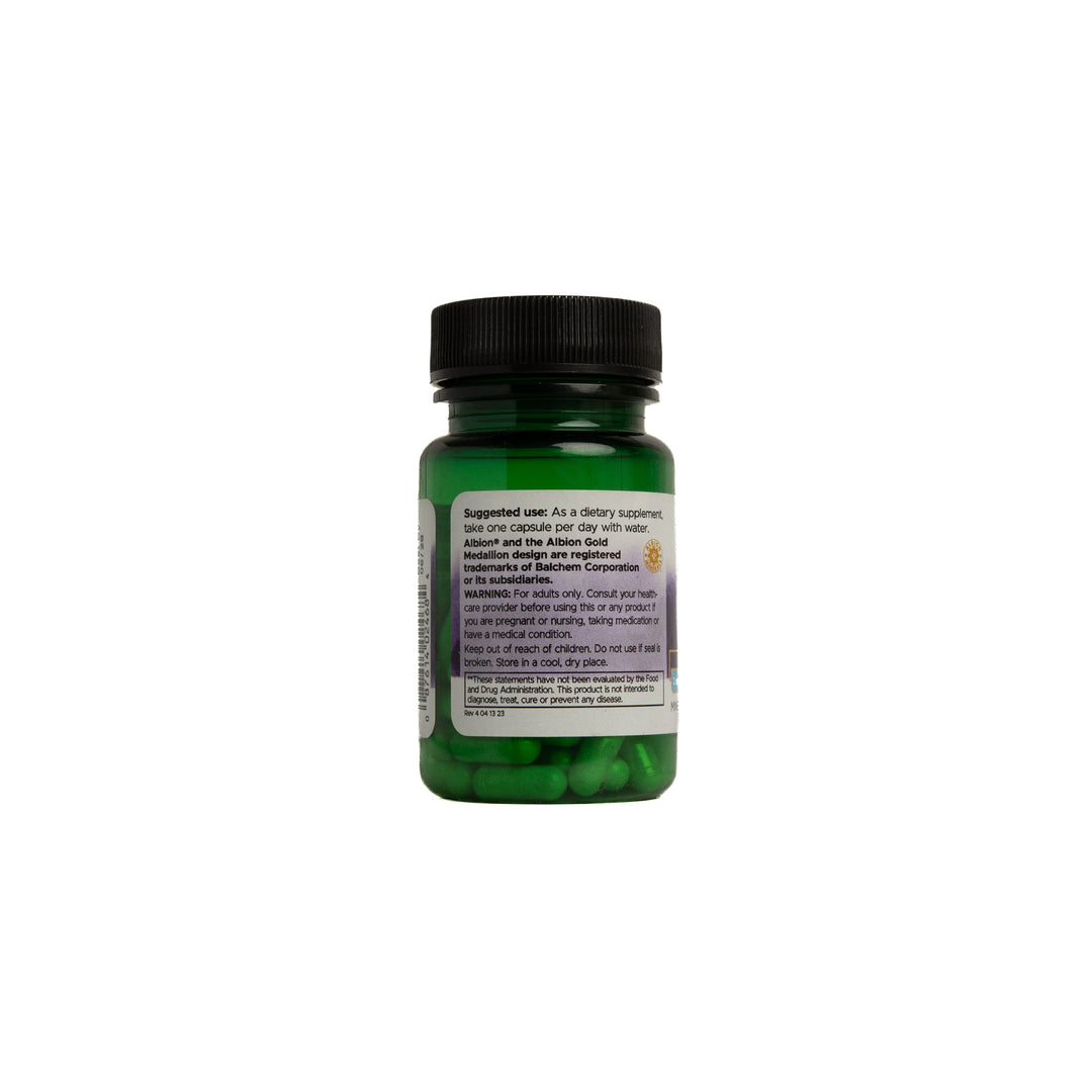 Swanson Albion Copper, 2mg, - 60 Capsules | سوانسون مكمل معدني يحتوي على النحاس - 60 كبسولة