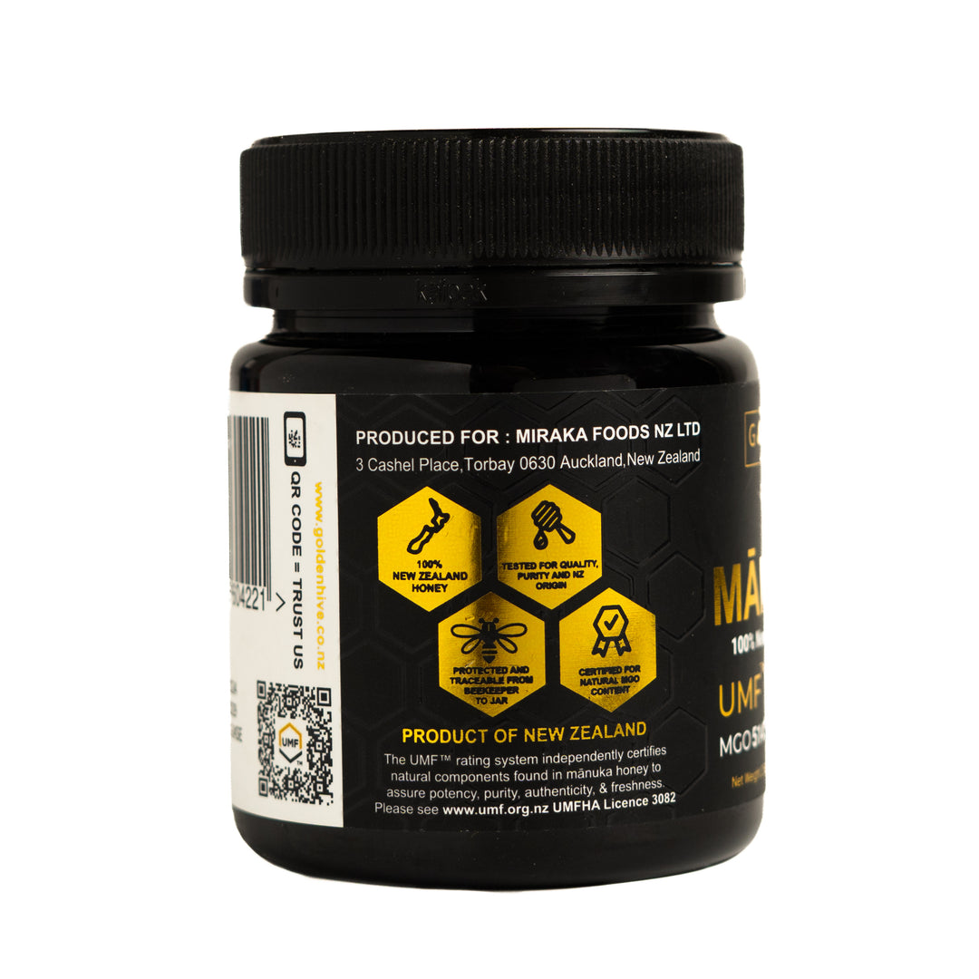 Golden Hive Manuka Honey Mgo 514+ - 250g | كولدن هايف عسل مانوكا Mgo 514+ - 250غ