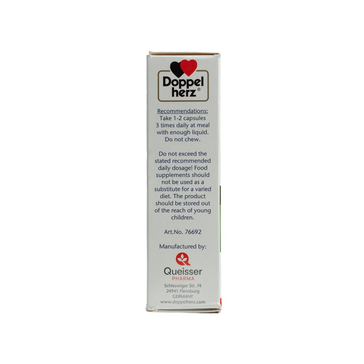 Doppel herz Aktiv Garlic With Hawthorn - 90 Capsules | دوبل هيرز  أكتيف كبسولات الثوم مع الزعرور – 90 كبسولة