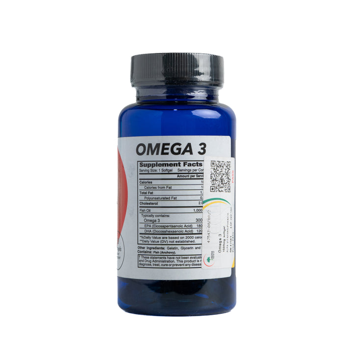 Hilvits Omega 3 Fish Oil 1000Mg 30 Softgels - 1000mg | هيلفيتس أوميغا 3 زيت السمك 1000 ملغ – 30 كبسولة جيلاتينية