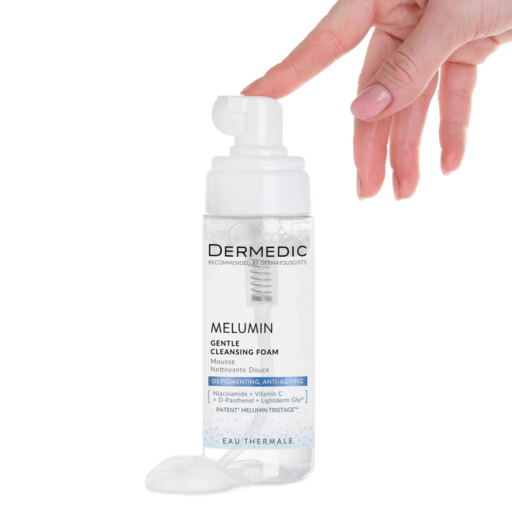 DERMEDIC MELUMIN Gentle cleansing foam - 170ml | ديرمديك غسول رغوي لطيف للبشرة التي تعاني من التصبغات - 170 مل