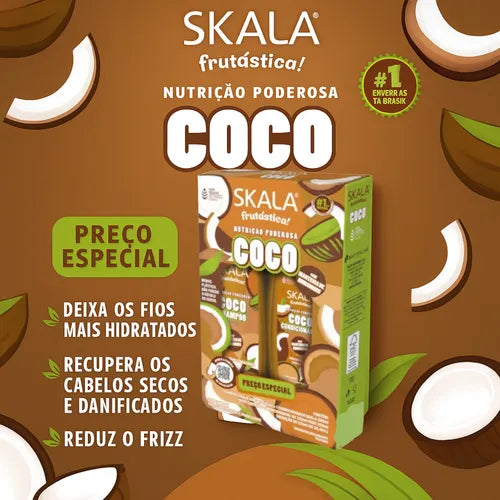 Skala Coco Kit Shampoo + Conditioner - 325x325ml | سكالا بلسم + شامبو - 325x325 مل