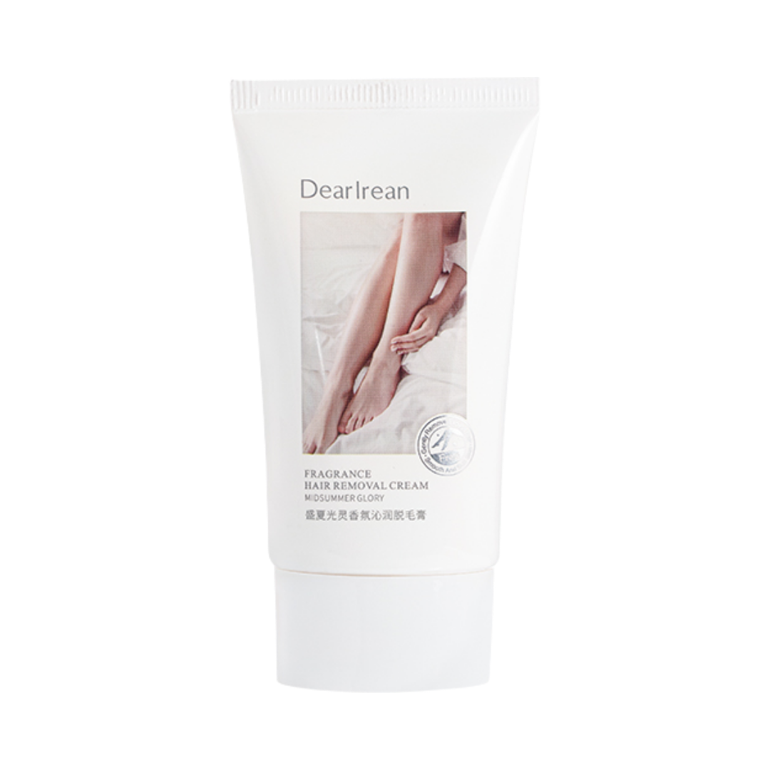 Dearreian Midsummer Glory Fragrance Hair Removal Cream, white tube, for smooth skin and hair removal.
