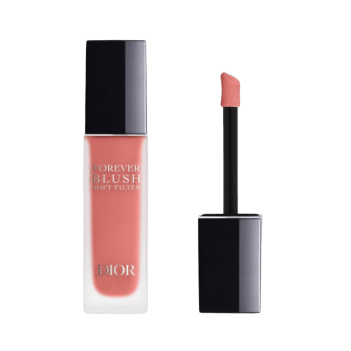 Dior Forever Blush Soft Filter liquid blush 11ml in clear tube with silver cap.