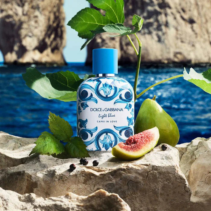 DOLCE & GABBANA Light Blue Capri in Love for Men EDP 100ml | عطر دولتشي آند غابانا لايت بلو كابري ان لوف للرجال 100 مل