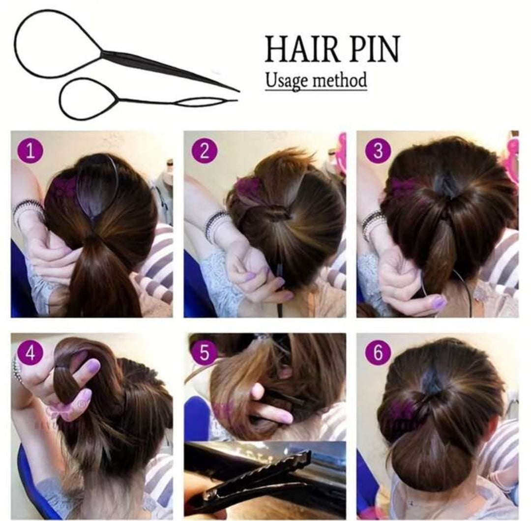 Fishbone Wave Hair Braiding Tool - 5pcs | مجموعة أدوات تضفير الشعر بتموجات السمكة - 5 قطع