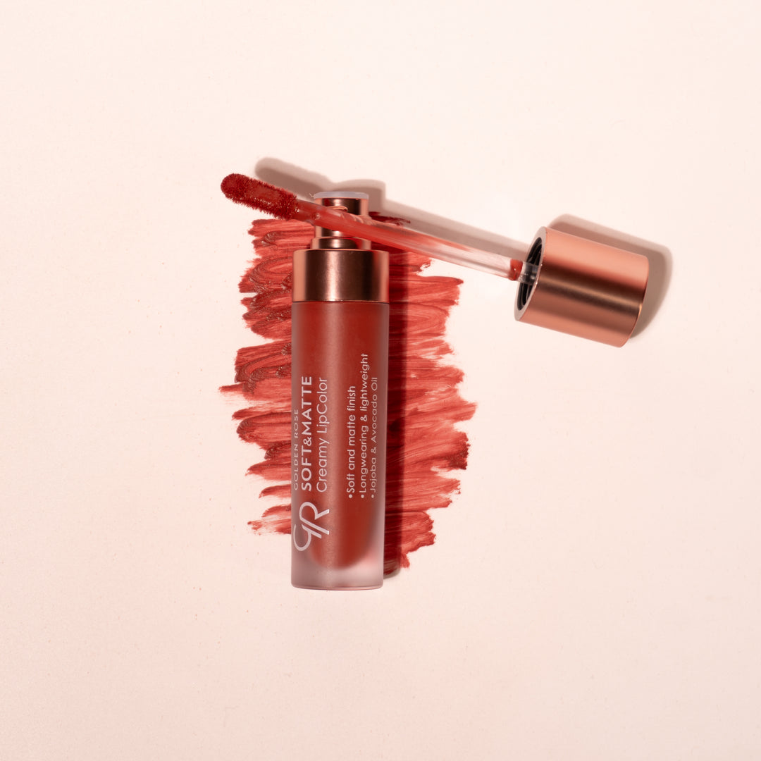 Golden rose Soft & Matte Creamy Lip - 5.5ml | كولدن روز أحمر شفاه كريمي وغير لامع - 5.5 مل