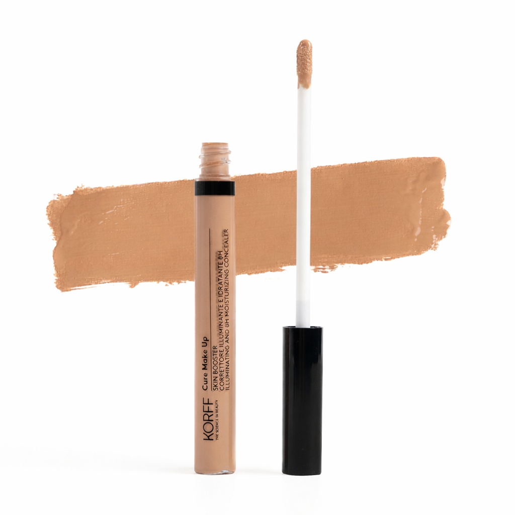 KORFF Cure Make Up Skin Booster Illuminating And 8H Moisturizing Concealer - 6.5ml | كورف كونسيلر مضيئ ومرطب للبشرة- 6.5 مل