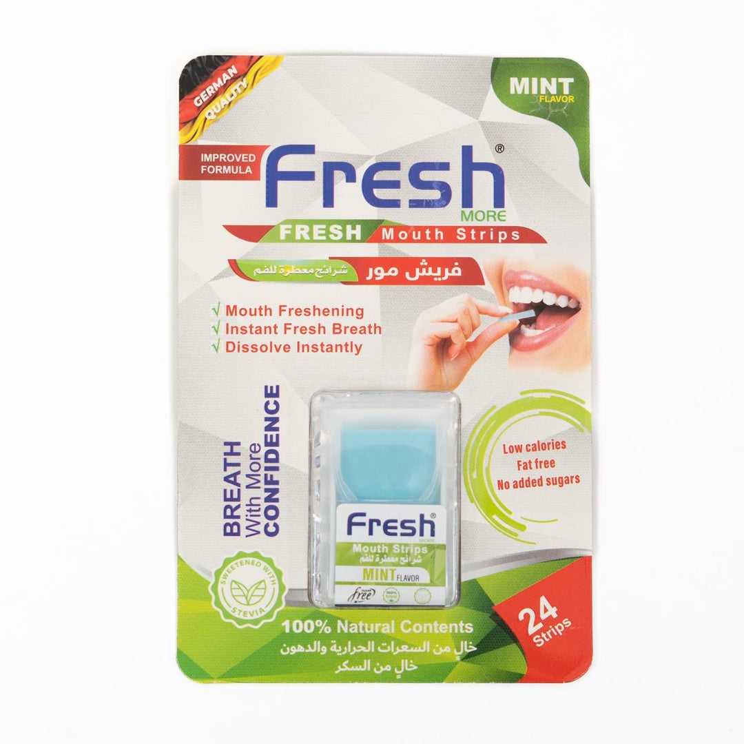 Fresh Breath Strips Confidence 24 Strips | فريش شرائط منعشة للفم بلنعناع ، تمنحك الثقة - 24 شريط