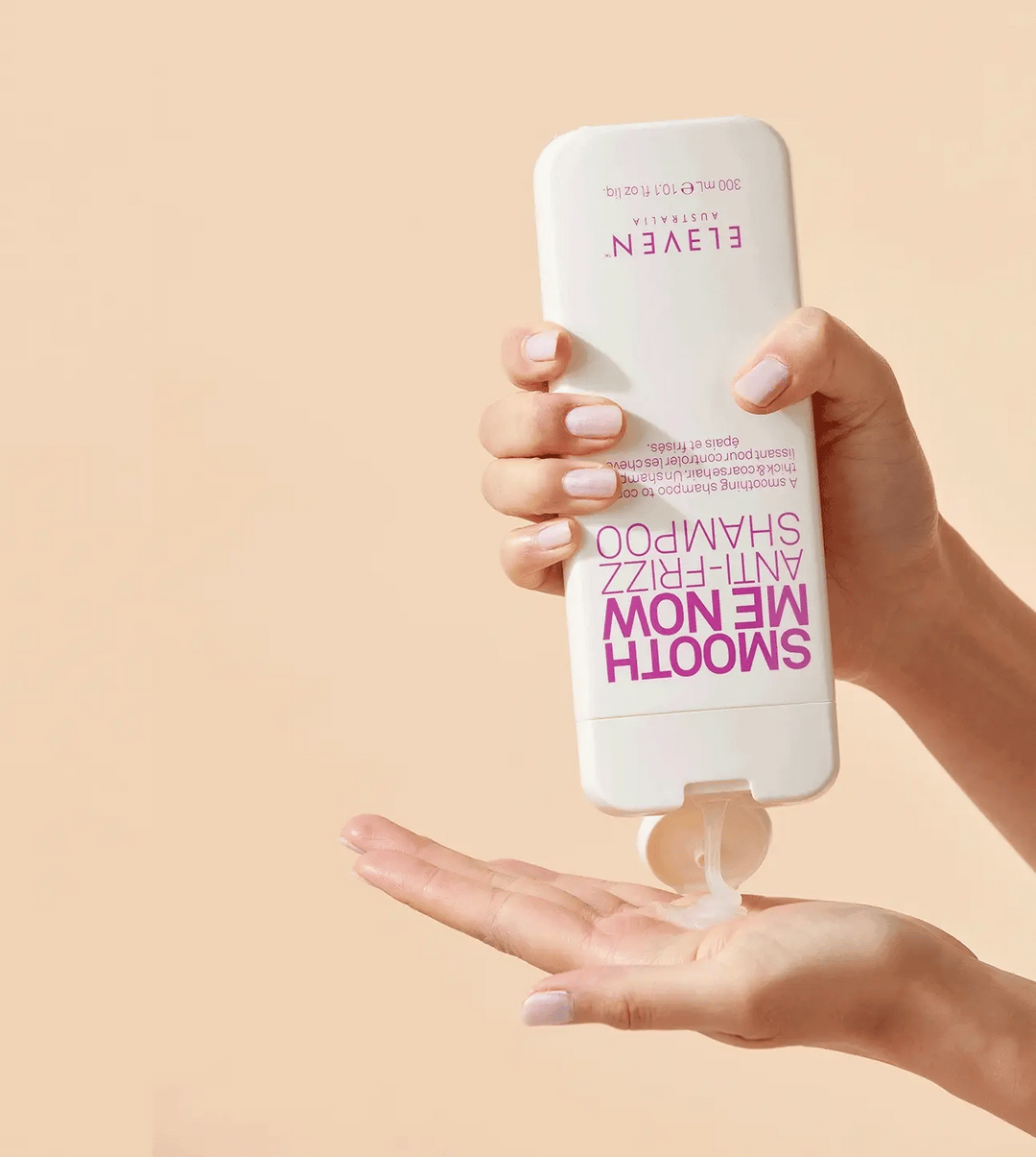 Eleven Australia Smooth Me Now Anti-Frizz Shampoo - 300ml | إليفن أستراليا شامبو سموث مي ناو المضاد لتجعد الشعر- 300 مل