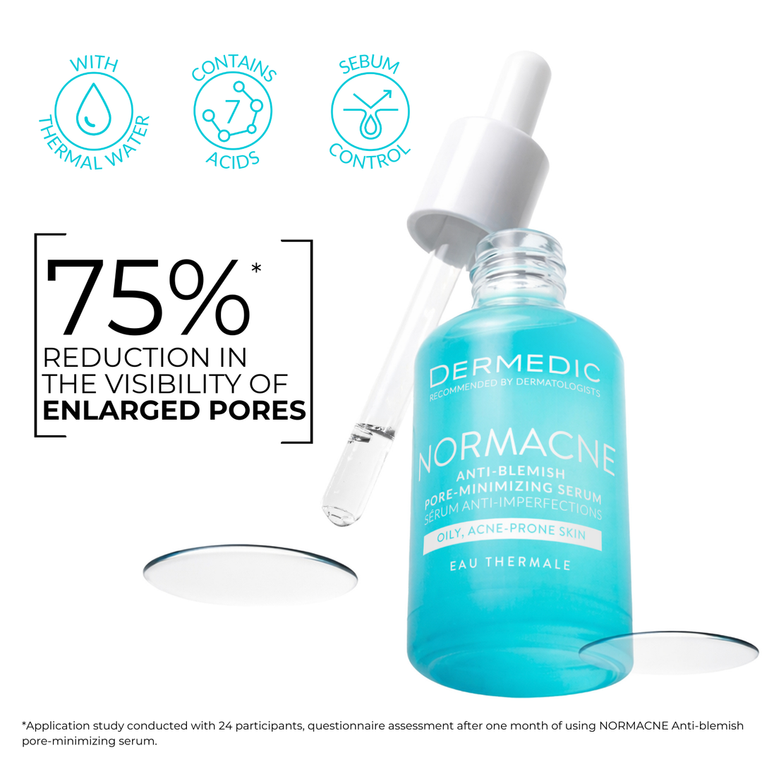 DERMEDIC Normacne Anti Blemish Pore Minimizing Serum - 30ml | ديرميديك سيروم نورماكن مضاد للبثور - 30مل #3
