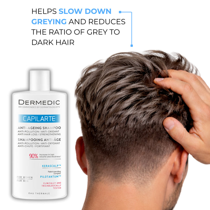 DERMEDIC CAPILARTE ANTI-AGEING SHAMPOO - 300 ML | ديرمديك شامبو مضاد لتقدم عمر الشعر - 300 مل