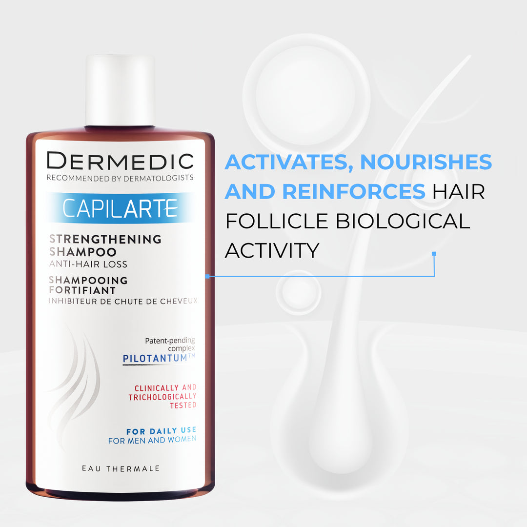 DERMEDIC Capilarte Strengthening Shampoo - 300ml | ديرمديك شامبو مقوي للشعر و ضد التساقط - 300 مل
