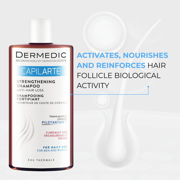 DERMEDIC Capilarte Strengthening Shampoo - 300ml | ديرمديك شامبو مقوي للشعر و ضد التساقط - 300 مل