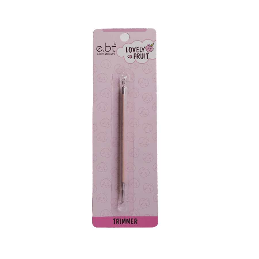 Easy Beauty blackhead remover metal hook tool in pink Lovely Fruit packaging