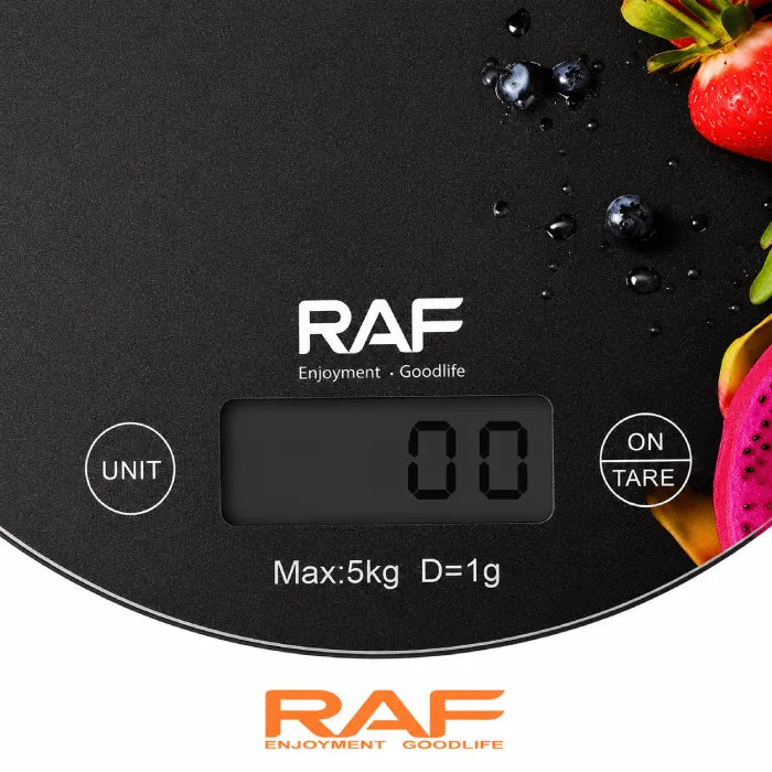 RAF Digital Kitchen Scale with LCD Display, High Precision | راف ميزان مطبخ