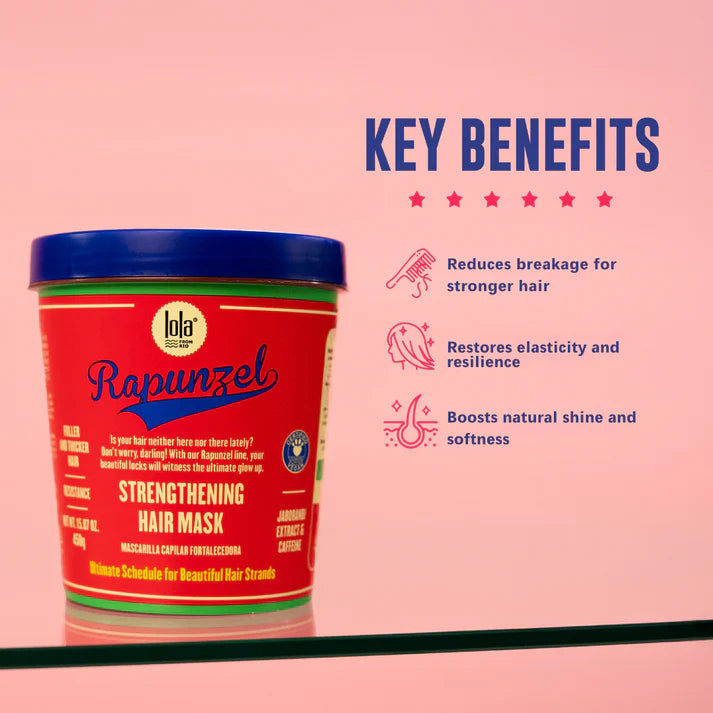 Lola from Rio Rapunzel Strengthening Hair Mask - 450g | لولا فروم ريو ماسك تقوية الشعر - 450 غرام