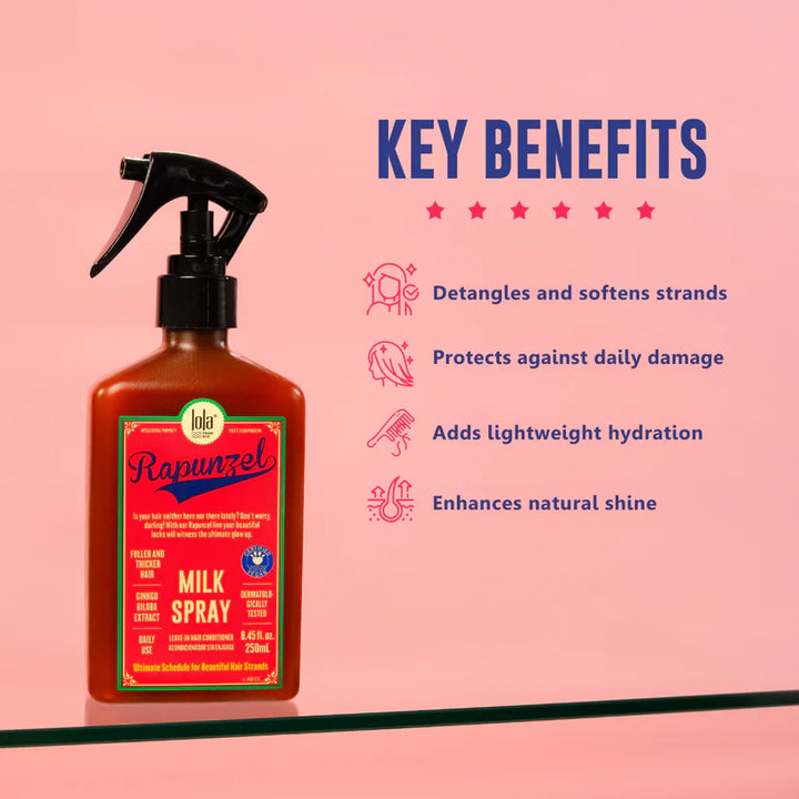 Lola from Rio Leave-in Rapunzel Milk Spray - 250ml |لولا فروم ريو ليف-إن بخاخ حليب -250 مل