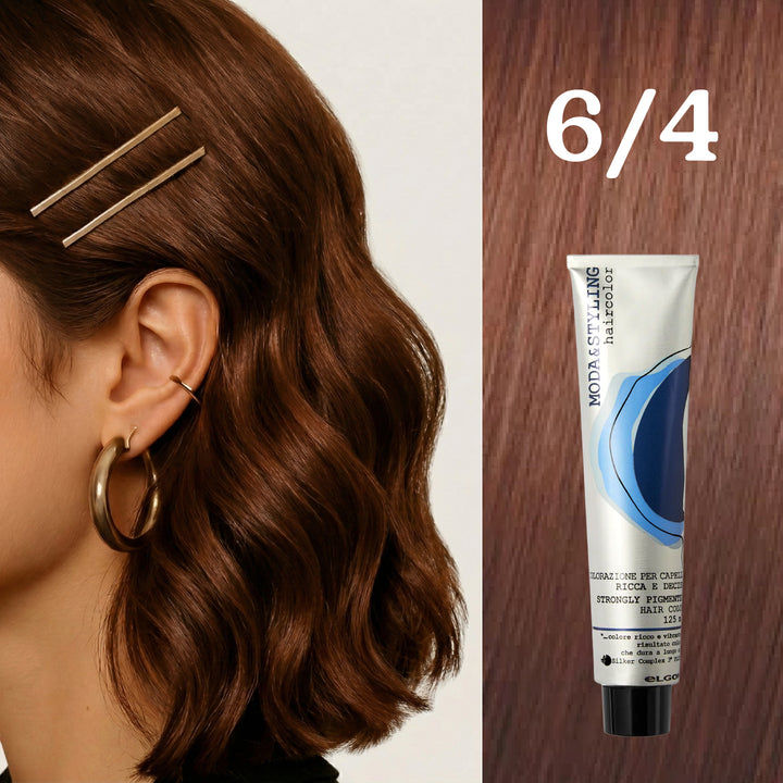Elgon Moda&styling Haircolor Strongly Pigmented Hair Color - 125ml | ايلكون صبغة شعر مودا ستايلنج - 125مل