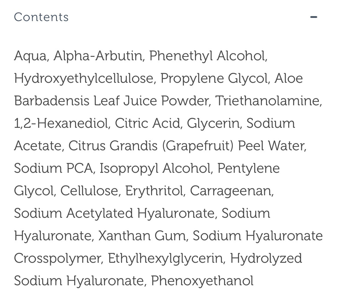 The Purest Solutions Arbutin 2% + Hyaluronic Acid Brightening Serum - 30ml | ذا بيورست سيروم التفتيح ألفا أربوتين 2% مع هيالورونيك اسيد - 30 مل