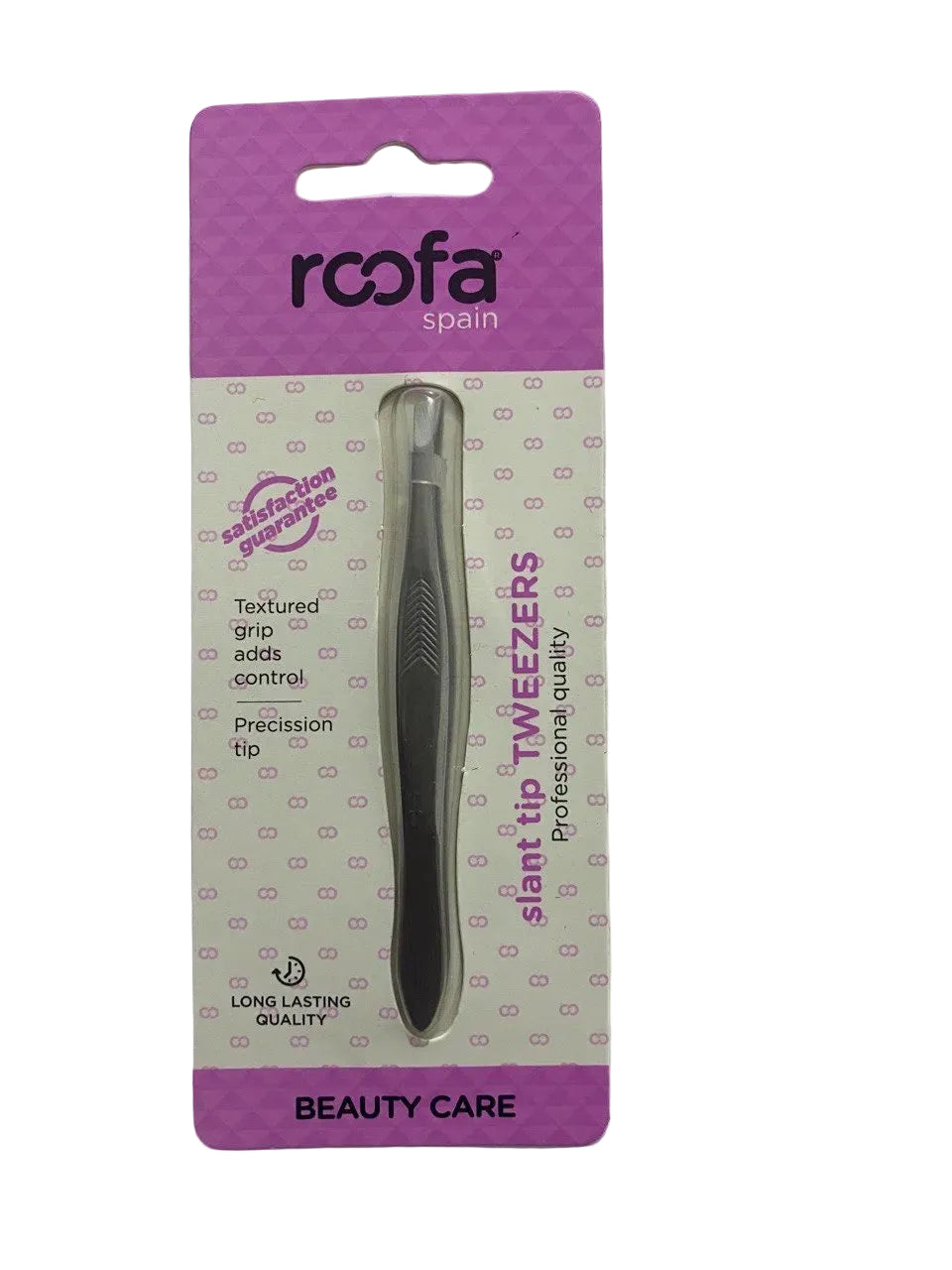 roofa Slant Tip Tweezers 001BC | روفا ملقط لإزالة الشعر 001 BC