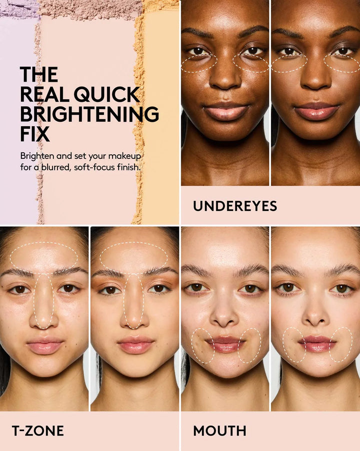 Fenty Beauty Bright Fix Brightning Powder - 7.95g| فينتي بيوتي بودرة مضغوطة غير لامعة -7.95  غرام