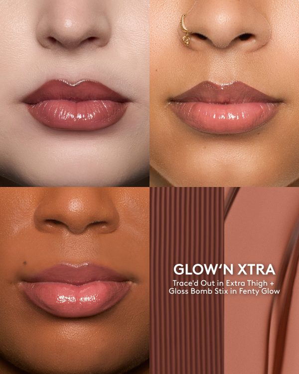 FENTY BEAUTY Glow'N Xtra 2 Piece Lip Set | فينتي بيوتي مجموعة مكياج للشفاه غلو اكسترا