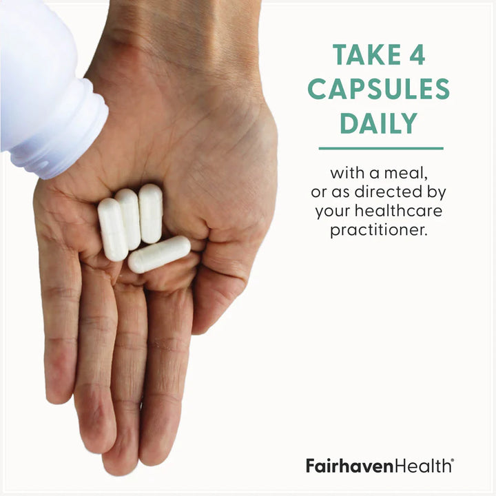 Fairhaven Myo + D- Chiro Inositol - 120 Capsules | فيرهافن مكمل غذائي ميو مع دي-كايرو إينوزيتول - 120 كبسولة