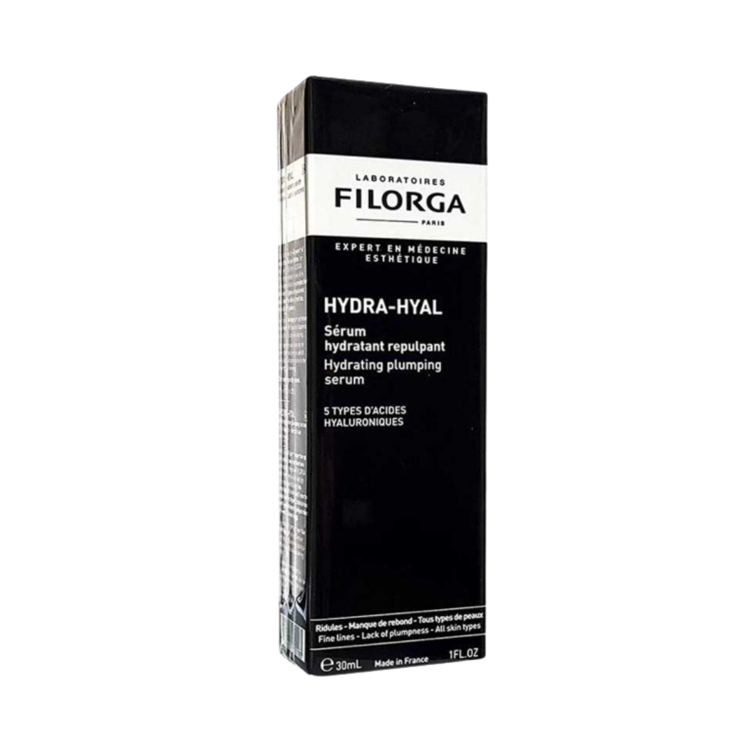 FILORGA Hydra-Hyal Hydrating Plumping Serum 30ml black and white box packaging
