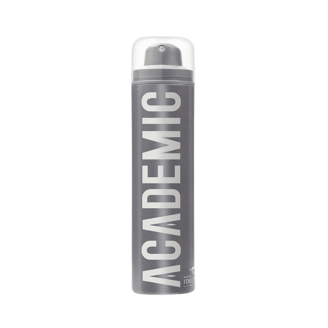 FOR EVER52 Academic Air Foundation 150ml gray aerosol spray bottle with white cap.