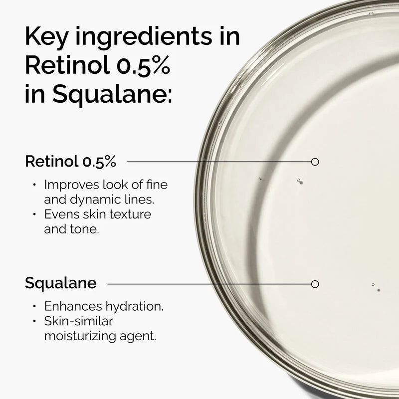 THE Ordinary Retinol 0.5% in Squalane - 30ml | ذا أورديناري سيروم ريتينول 0.5%-30 مل