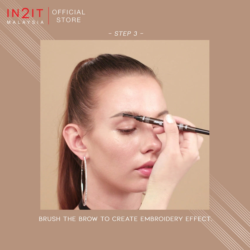 IN2IT Perfect Brown Eyebrown Liner 0.2g |ان تو ات قلم تحديد الحواجب بيرفكت براون – 0.2 غ