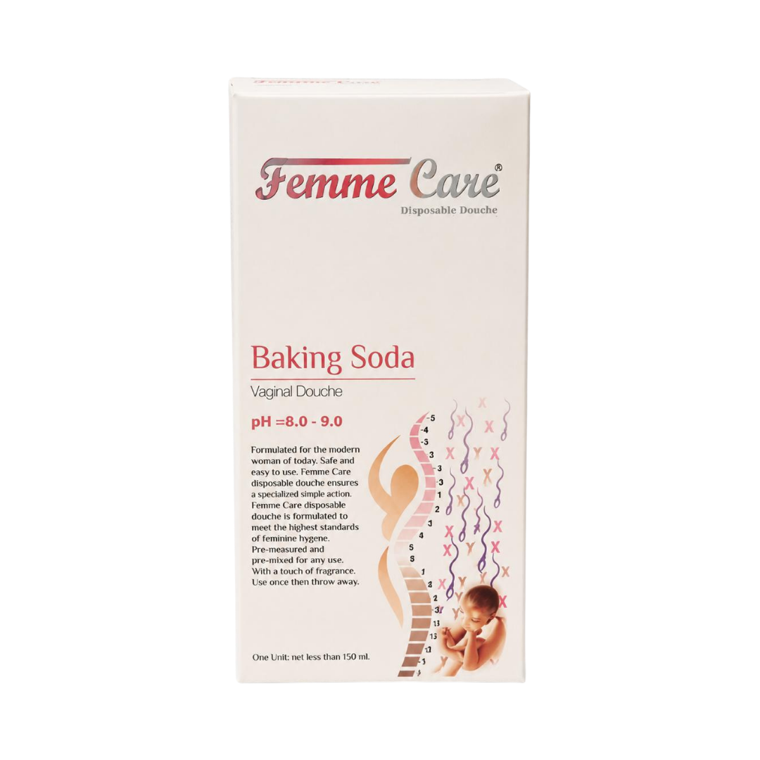 Femme Care Baking Soda Ph=8.0-9.0 - 150ml | فيم كير غسول نسائي بالبيكنج صودا - 150مل