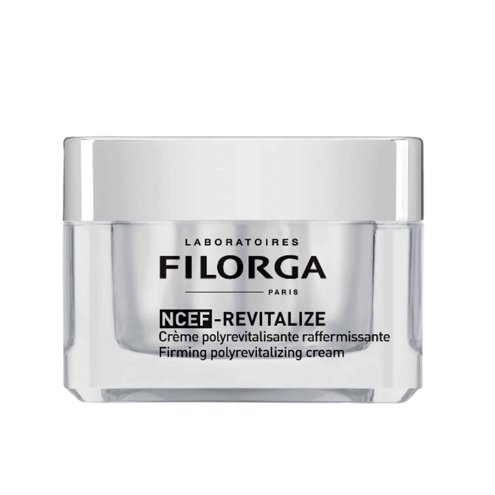 FILORGA NCEF-Revitalize Firming Polyrevitalizing Cream 50ml transparent jar with black lettering