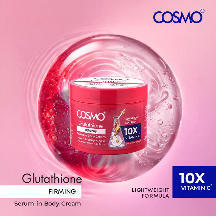 COSMO COSMETICS BODY CREAM SERUM-IN FIRMING - 400ml | كوزمو كريم للجسم لشد البشرة - 400 مل