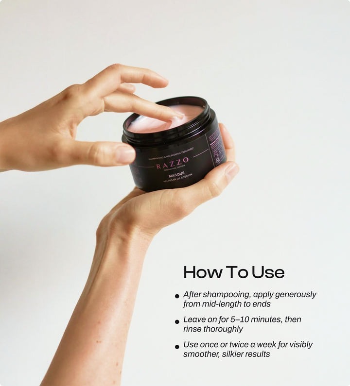 RAZZO Bond & Fibre Repair System Mask & Fluid - 100ml | رازّو ماسك وسوائل إصلاح الرباط والألياف - 100مل #1
