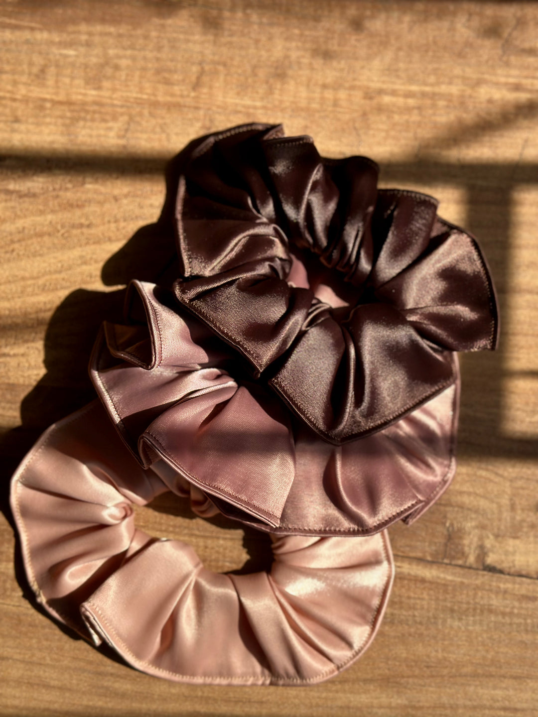 Wonder Beauties Satin Hair Ties - 3Pcs |  قراصات شعر ساتان - 3 قطع
