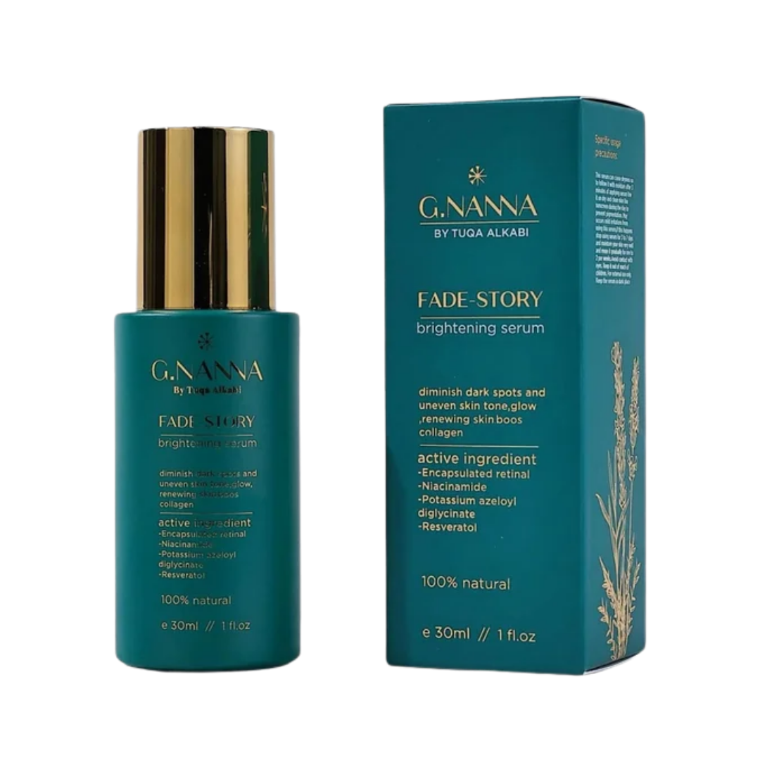 G.NANNA Fade Story Brightening Serum 100% Natural - 30ml | جي نانا سيروم لعلاج التصبغات وتوحيد لون البشرة - 30 مل