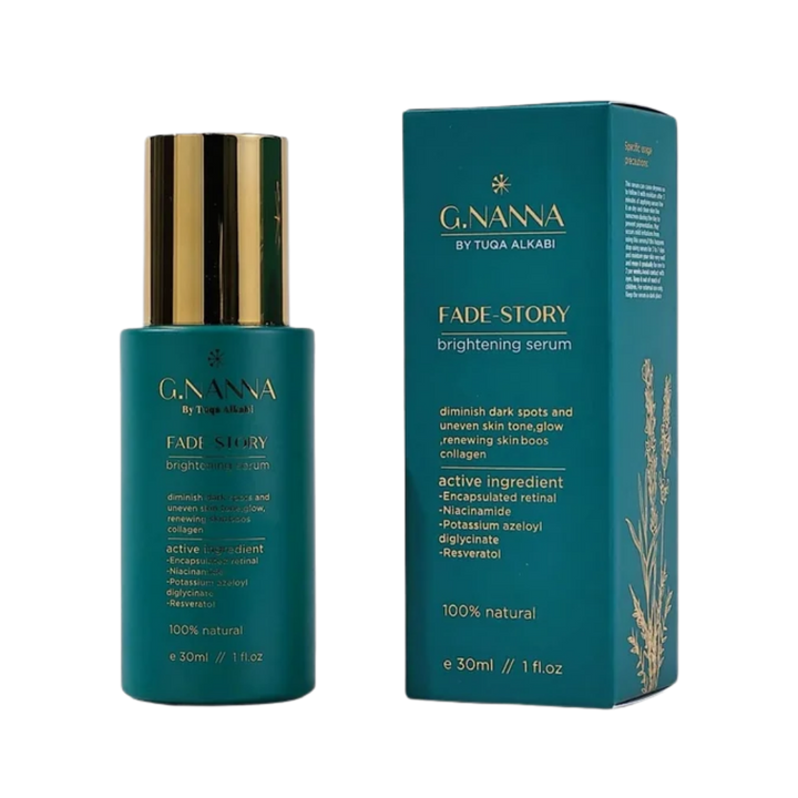 G.NANNA Fade Story Brightening Serum 100% Natural - 30ml | جي نانا سيروم لعلاج التصبغات وتوحيد لون البشرة - 30 مل